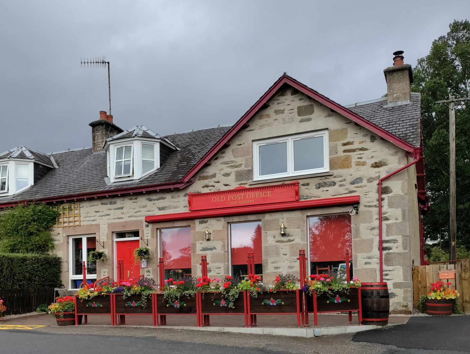 Photograph of the Kincraig Gallery and Cafe